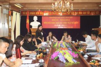 Khoa Giáo dục chính trị và thể chất tổ chức Hội nghị cán bộ viên chức năm 2021