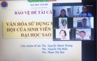 Khoa Giáo dục chính trị và thể chất bảo vệ thành công đề tài NCKH cấp cơ sở năm học 2020 – 2021